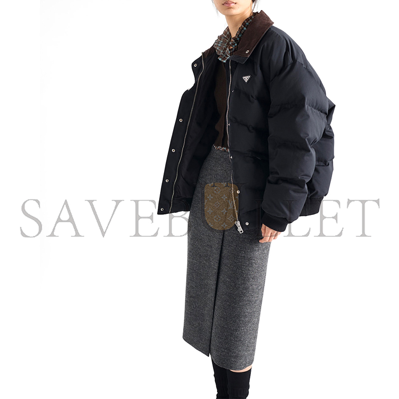 PRADA MEDIUM-WEIGHT COMPACT POPLIN DOWN JACKET 292295 PRADA MEDIUM-WEIGHT COMPACT POPLIN DOWN JACKET 292295